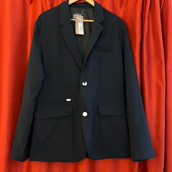 🆕Eddie Bauer Men’s Ultimate Voyager Travel Blazer – Size 44 - Picture 1 of 16